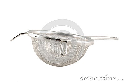 Metal sieve Stock Photo