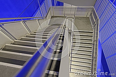 Metal staircase Editorial Stock Photo