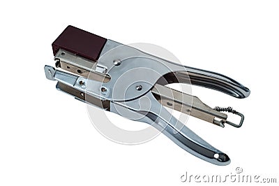 Metal Stapler Stock Photo