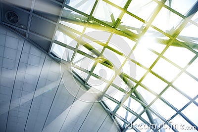 Metal steel Structure Architecture detail Editorial Stock Photo