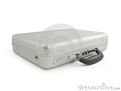 Metal suitcase, luggage Stock Photo