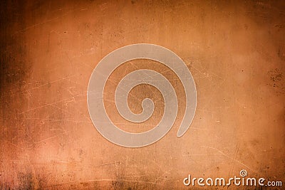 Vintage copper texture, bronze metal surface background Stock Photo