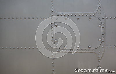 Metal surface of military Armored Stock Photo