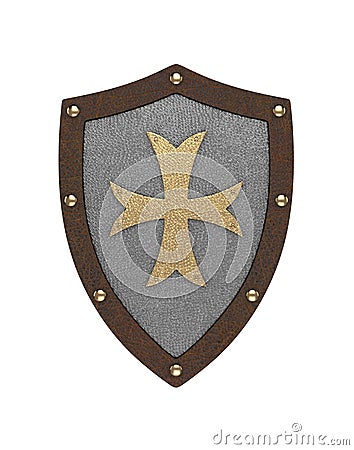 Templar Shield Stock Photo