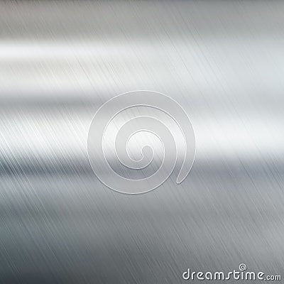 Metal texture background. Brushed steel. Stock Photo