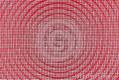 Metal texture background. Square grid with circle. Retro vintage Stock Photo