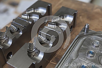 Metal tool for molding Stock Photo