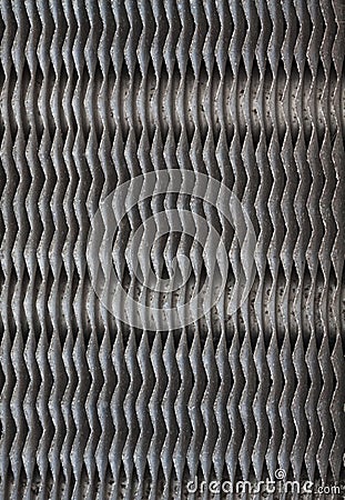 Metal vent of air conditioning compressor Stock Photo