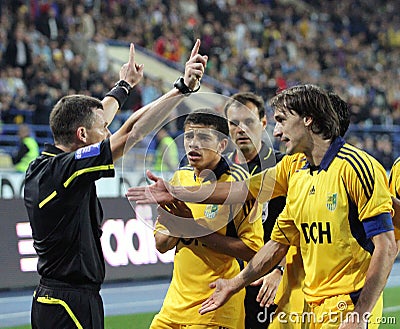 Metalist Kharkiv vs Shakhtar football match Editorial Stock Photo