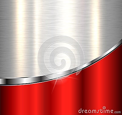 Metallic background shiny Vector Illustration