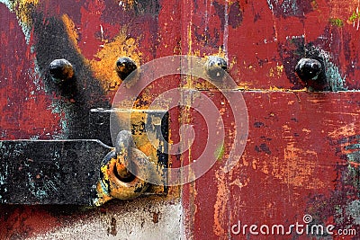 Metallic Detail Stock Photo
