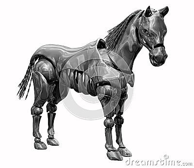 Droid horse Stock Photo