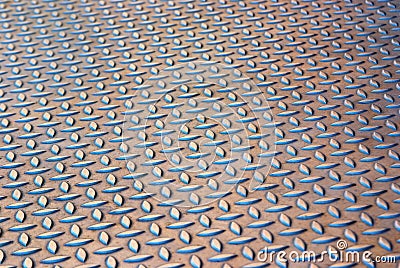 Metallic Floor Stock Photo