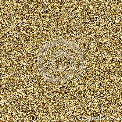Metallic foil texture. Sparkling gold sheet. Festive glitter backdrop. Good for cards, scrapbooking, prints & designing. Stock Photo