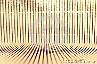 Metallic glitter stripes lights background Stock Photo