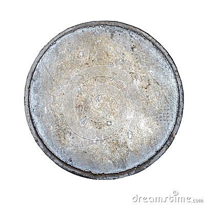 Metallic hatch isolated Stock Photo