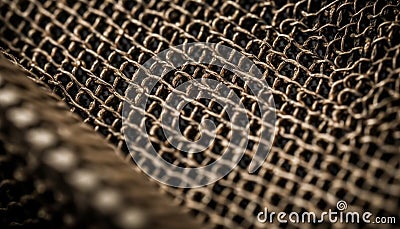 Metallic leather ball in a row on dark textured backdrop Stock Photo