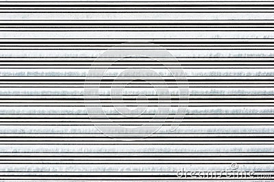 Metallic roller shutter Stock Photo