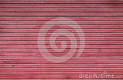 Metallic roller shutter door Stock Photo