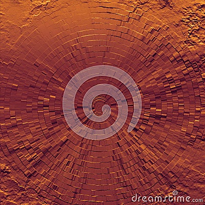 Bronze dark abstract sheet on scratchy textured background. Vintage looking design. Stock Photo