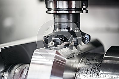 Metalworking CNC milling machine. Stock Photo