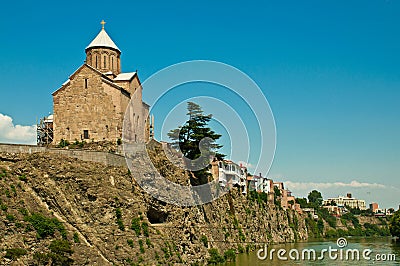 Metekhi Church Stock Photo