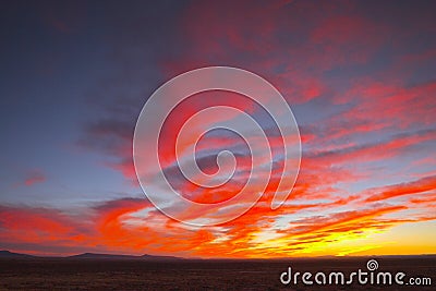 Meteor Crater Stock Photo