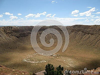 Meteor Crater, Arizona Stock Photo