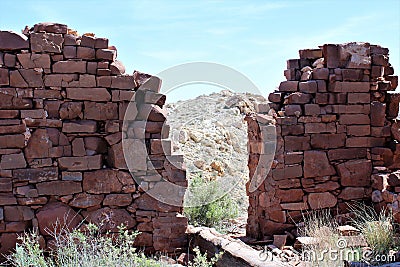 Meteor Crater Stock Photo