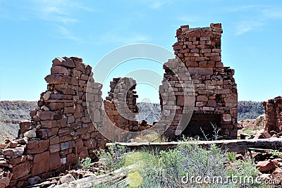 Meteor Crater Stock Photo