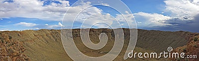 Meteor Crater, Winslow, AZ Stock Photo