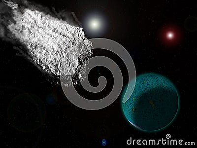 Meteor Stock Photo