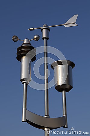 Meteorological weather station Stock Photo