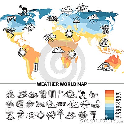 Meteorology Design Concept Vector Illustration