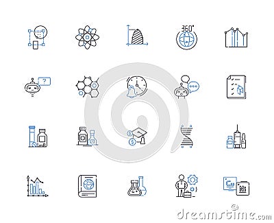 Meteorology line icons collection. Atmospheric, Weather, Climate, Forecasting, Thunderstorms, Tornadoes, Hurricanes Vector Illustration