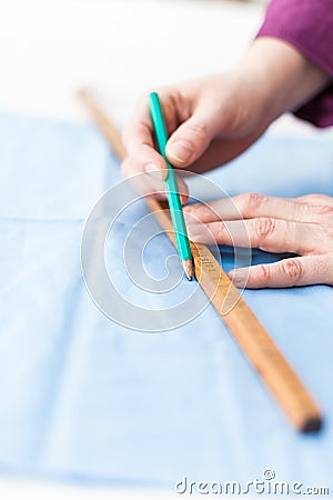 Metering tissue Stock Photo