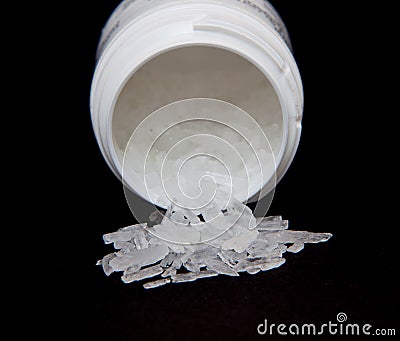 Methamphetamine or crystal meth Stock Photo