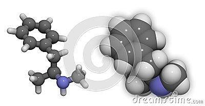 Methamphetamine (meth) Stock Photo