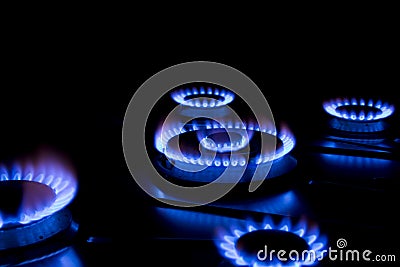 Methane gas Stock Photo