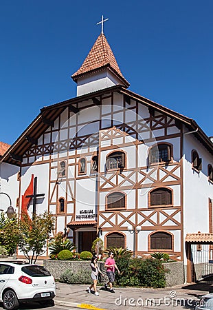 Methodist Church Gramado Brazil Editorial Stock Photo