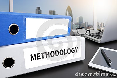 METHODOLOGY CONTEPT Stock Photo