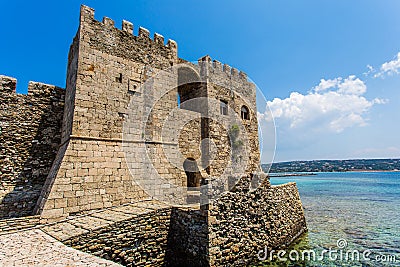 Methoni Venetian Fortress in the Peloponnese, Messenia, Greece. Stock Photo