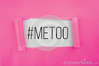 MeToo movement Stock Photo