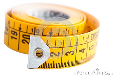 Metric tape Stock Photo