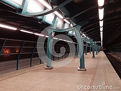 Metro station architecture Stock Photo