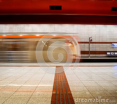 Metro Station Editorial Stock Photo