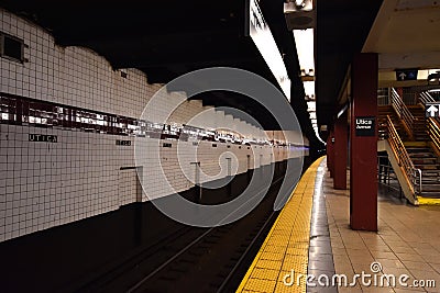 Metro Subway New York City Editorial Stock Photo