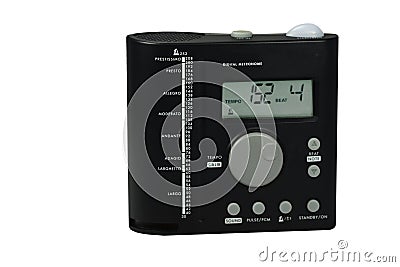 metronome, time keeper for music Stock Photo