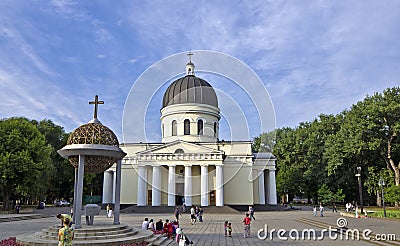 The Metropolitan Cathedral Chisinau, Moldova Editorial Stock Photo