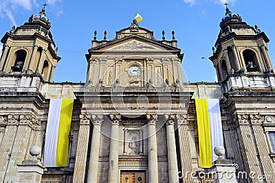 Metropolitan Cathedral in Guatemala City Stock Photo